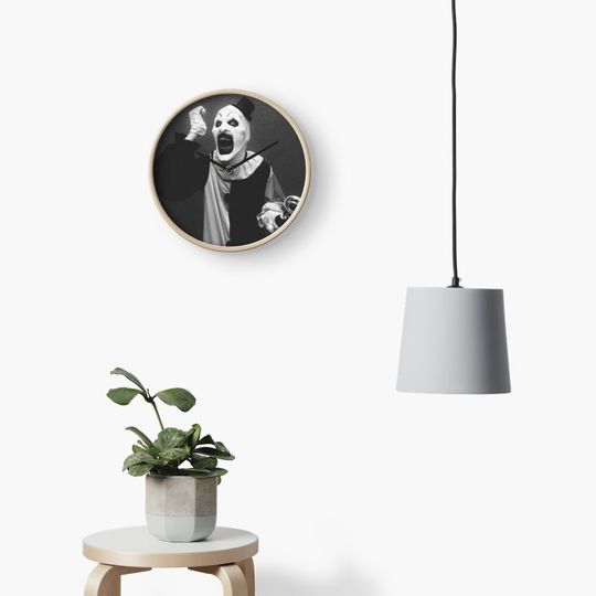 Terrifier art the clown horror  Clock
