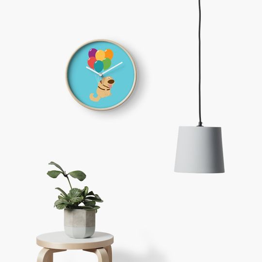 Dug Balloons Clock