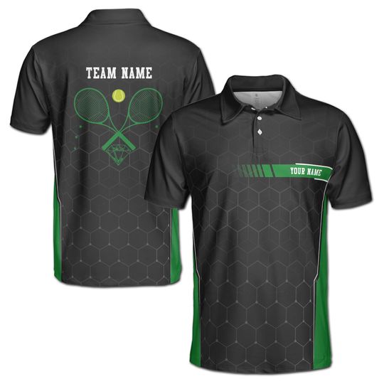 Personalized Tennis Team Uniform Tennis Player Men's Polo