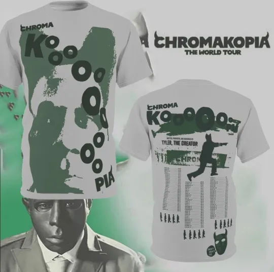 Tour 2025 Tyler The Creator Chromakopia Shirt 3D Shirt