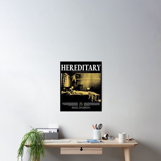 Hereditary 2018 A24 Vintage Movie Cover Retro Poster Poster