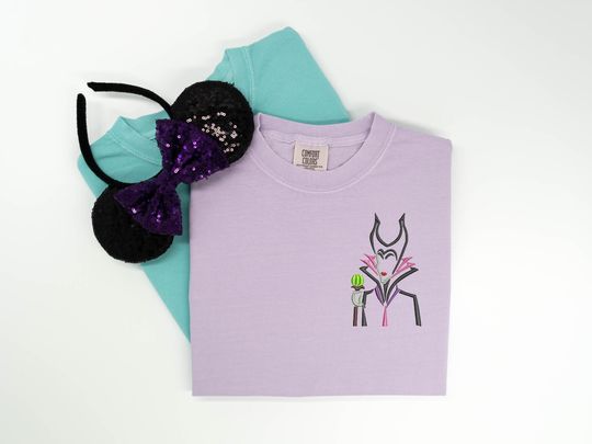 Maleficent embroidered Tshirt, Sleeping Beauty embroidered shirt, Disney Princess Shirt, Disney tshirt, Disney Tanktop