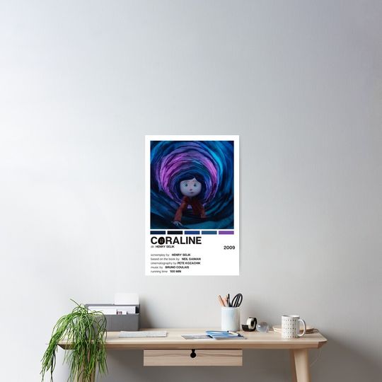Coraline (2009) Movie Poster Poster
