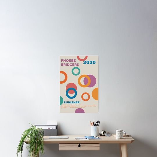 Phoebe Bridgers Punisher Tracklist Poster