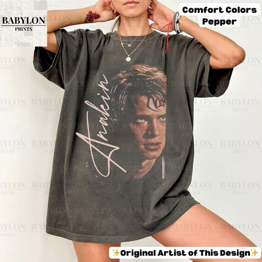 Vintage Anakin Skywalker T-Shirt Darth Vader Star Wars Movie Revenge of the Sith