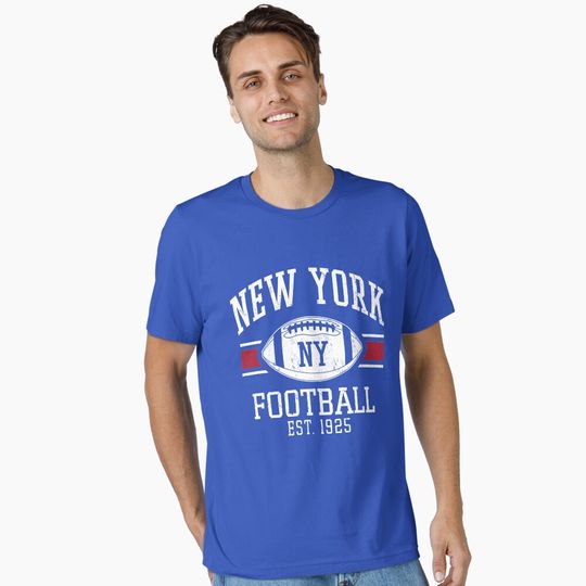 Vintage New York Football Team Retro NY Giants Goalline Sport Essential T-Shirt