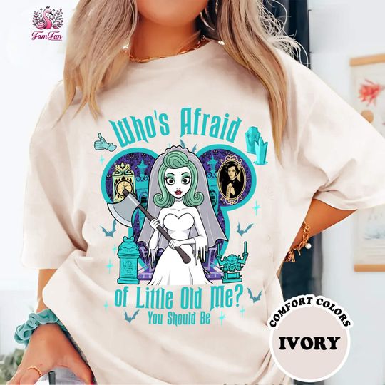 Haunted Mansion Ghost Bride T-shirt, Constance Hatchaway Tee, Halloween Haunted Mansion Tee, WDW Disneyland Halloween Shirt