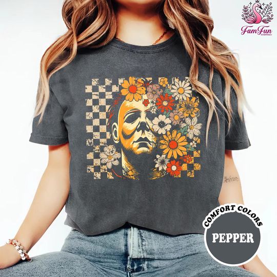 Vintage Horror Michael Myers Shirt, Horror Movies Halloween Shirt, Scary Horror Movie Tshirt, Halloween Scary Movie Series