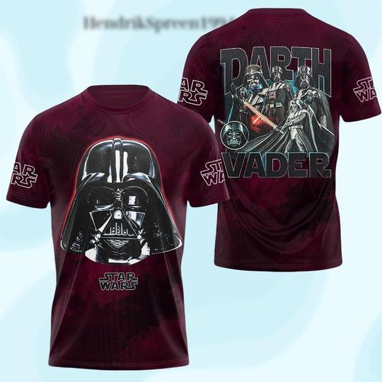 Star Wars Darth Vader 3D Shirt, Star Wars Villain Gift, Gift For Father Day