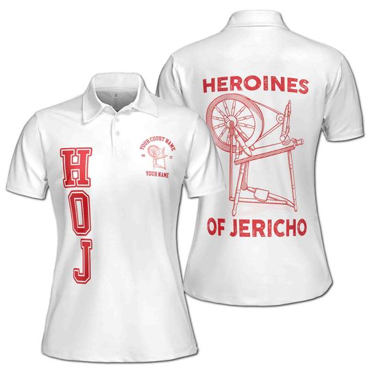 Custom Name Pink Leopard Queen Of The Lanes Bowling Women's Polo Shirt