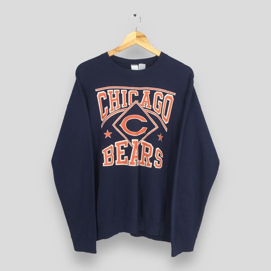 Vintage 90s Chicago Bears football Sweatshirt, Large Chicago Bears Football Crewneck