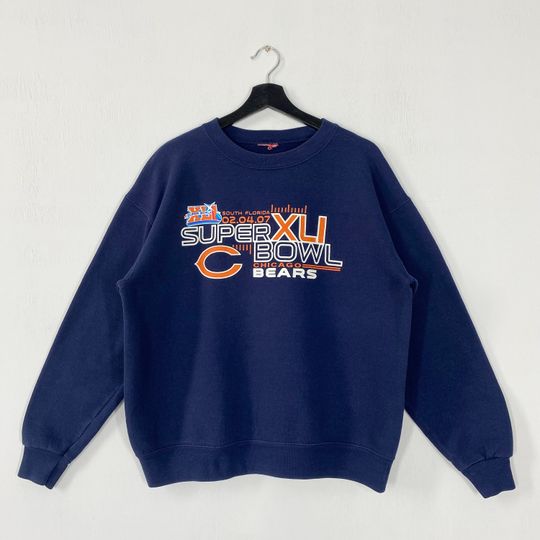 Vintage Chicago Bears Sweatshirt, Crewneck Chicago Bears Sweater, Sportswear footbal