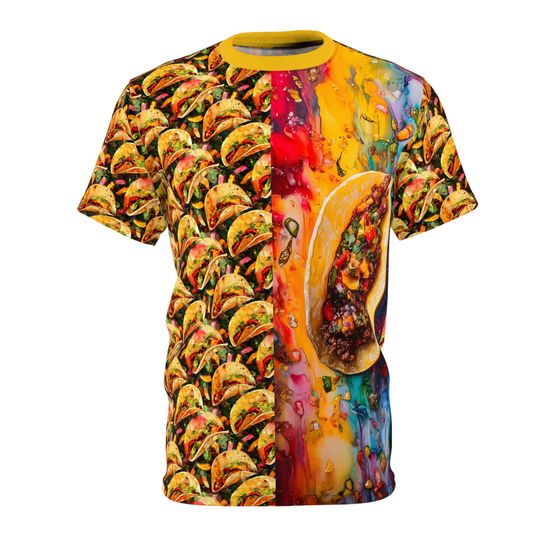 Taco Tuesday Tee, Foodie Shirt, Unisex Graphic 3D Tshirt