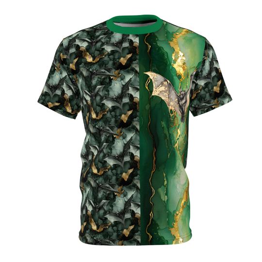 Bat Lover's Unisex Tee, Animal Print Nature Inspired Tshirt, Bats 3D Shirt