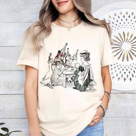 Little Bear Birthday Shirt for Kids, Children's Show Shirt, Hungry Caterpillar, Animal Print T-Shirt