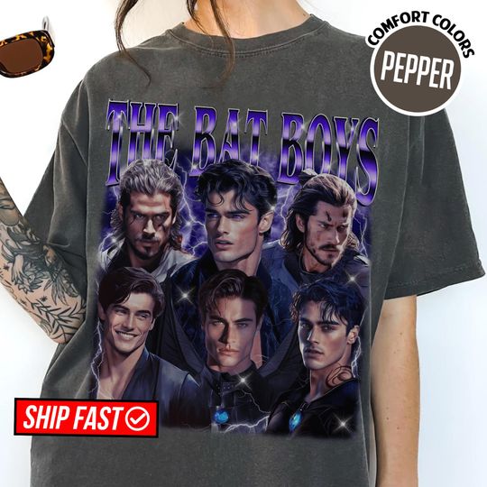The Bat Boys Bootleg Shirt, Rhysand Cassian Azriel ACOTAR Shirt, Velaris Shirt, Gift For Book Lovers