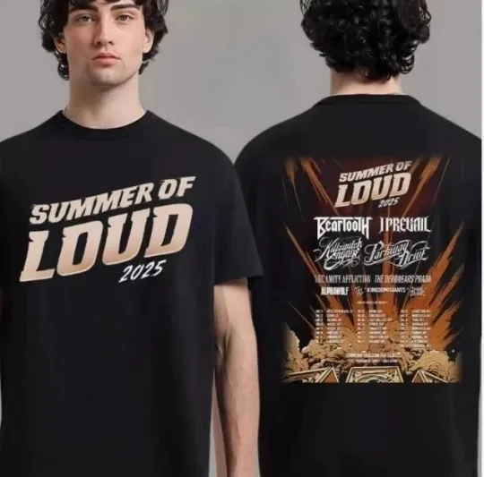Summer of Loud Festival T-Shirt – 2025 North America Tour Two Sided Tee