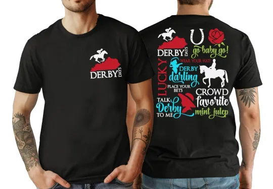 Kentucky Derby 151st Shirt –Derby Churchill Downs Two Sided Tee
