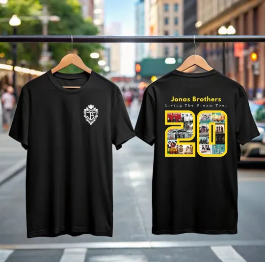 Jonas Brothers x Marshmello 2025 Tour Shirt – Living the Dream Fan Outfit
