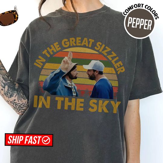 In The Great Sizzler In The Sky, Adam Sandler Shirt, Vintage Adam Sandler Actors Fan Lovers, Graphic Tee, Happy Gilmore Movie Inspired Gifts
