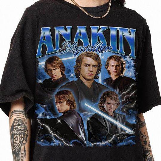 Anakin Skywalker Starwars Vintage Homage Shirt, Anakin Skywalker Galaxy's Edge May The Force Be With You Shirt, DisneyTrip Tee