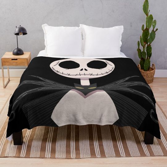 the nightmare before christmas jack skellington Throw Blanket