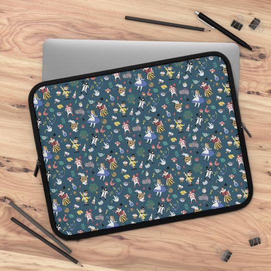 alice in wonderland Laptop Sleeve, Laptop cover, Laptop carrier, computer cover