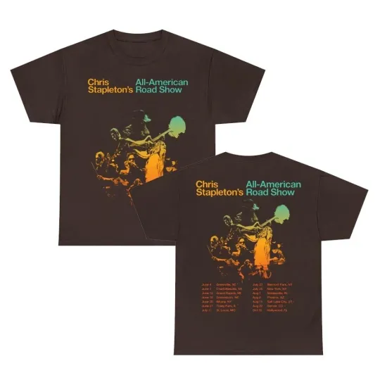 Chris Stapleton All-American Tour 2025 T-Shirt Men Reprint Edition