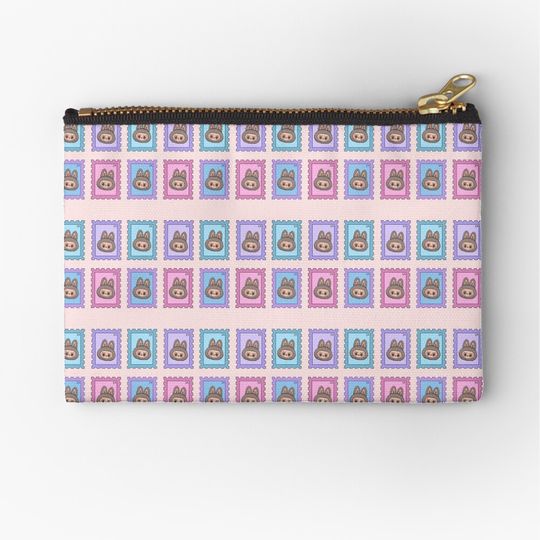 Stamp doll monster collector Zipper Pouch, Cute Bags Gift, Gift for Fan