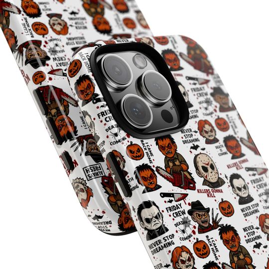 Halloween Horror Movie Phone Case, Scary Scream Terrifier iPhone Case