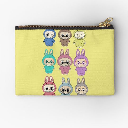 Labubu Zipper Pouch, Cute Bags Gift, Gift for Fan