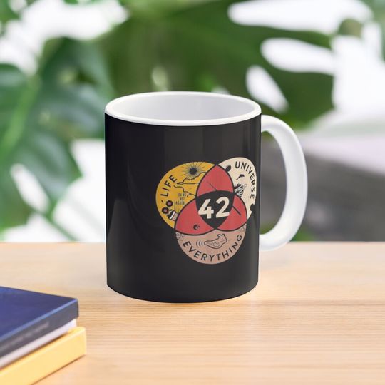 42 Answer to Life Universe and Everything science Vintage Gift Halloween Day, Thanksgiving, Christmas Day Coffee Mug