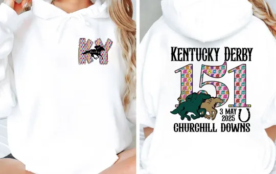 Kentucky Derby 151stDerby Hoodie Race Day Fan Apparel