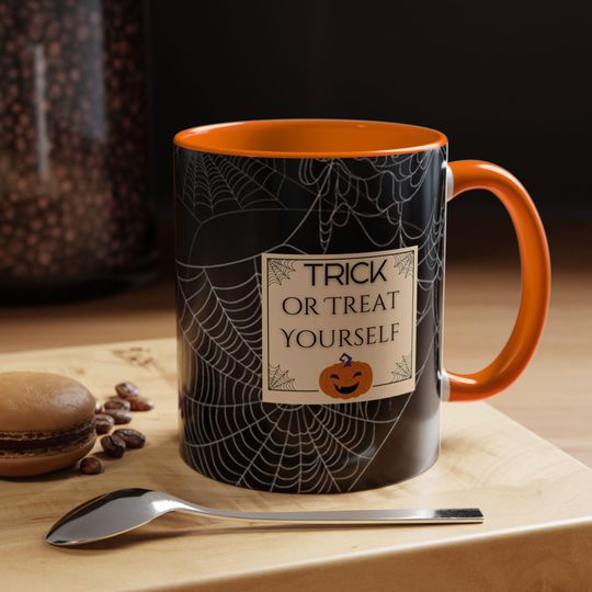 Halloween Recipe Coffee Mug, Spooky Mug, Ghost Design, Fun Kitchen Gift, Fall Decor, Trick or Treat Cup