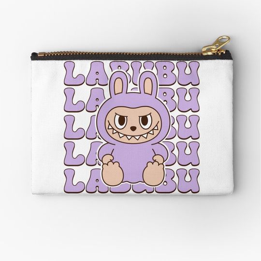 Labubu Zizi Zipper Pouch, Cute Bags Gift, Gift for Fan