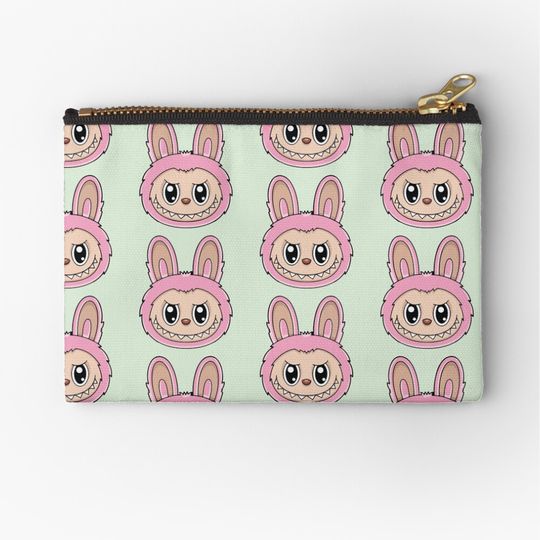 Cute Labubu Zipper Pouch, Cute Bags Gift, Gift for Fan