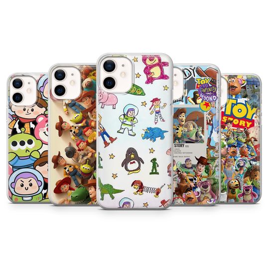 Toy Story Phone Case Pixar Cartoon Cover for iPhone