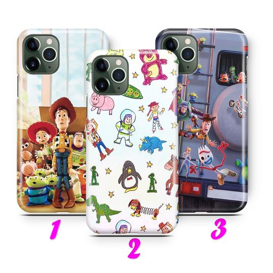 Toy Story 2 iPhone Case for iPhone, Sheriff Woody Buzz Lightyear Piggy Bank