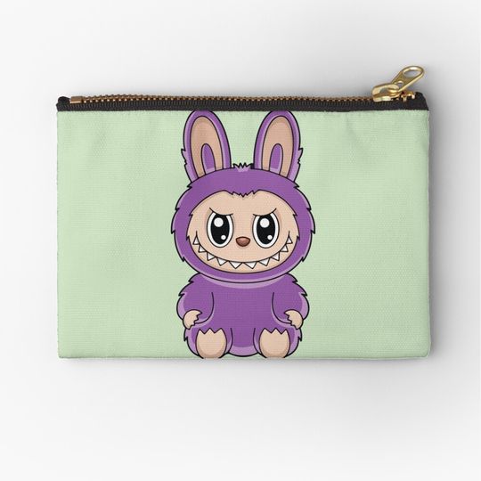 Cute Labubu Zipper Pouch, Cute Bags Gift, Gift for Fan