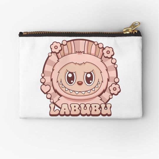 Labubu Lychee Berry Zipper Pouch, Cute Bags Gift, Gift for Fan