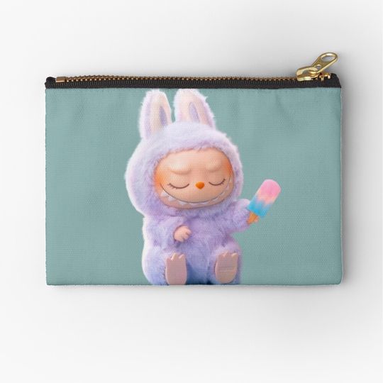 Labubu Ice lolly Zipper Pouch, Cute Bags Gift, Gift for Fan