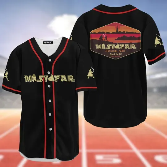 Mustafar Baseball Jersey, Darth Vader Lava Planet Shirt, Star Wars Villain Tee, Dark Side Jersey Shirt, Sci-Fi Fan Gift