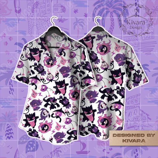 Ghost Party Hawaiian Shirt Summer Shirt Aloha Shorts Video Game Gifts