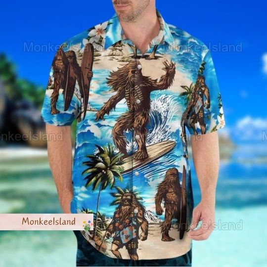 Star Wars Chewbacca Hawaii Shirt, Chewbacca Chewie Hawaiian Shirt, Star Wars Button Up Shirt, Chewbacca Vacation Shirt, Galaxy Movie Gift