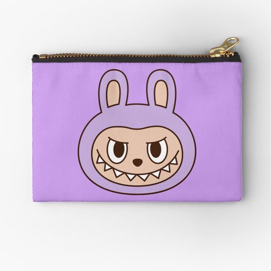 Labubu Zizi Cute Character Zipper Pouch, Cute Bags Gift, Gift for Fan