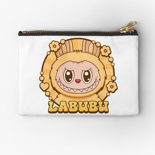 Labubu Baba Zipper Pouch, Cute Bags Gift, Gift for Fan