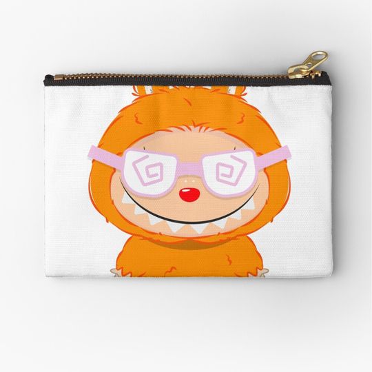 Labubu - Cowawa Zipper Pouch, Cute Bags Gift, Gift for Fan