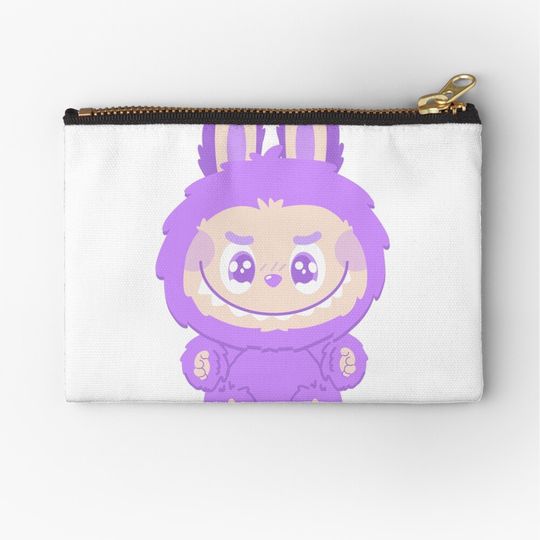 LABUBU RAINBOW COLLECTION Zipper Pouch, Cute Bags Gift, Gift for Fan