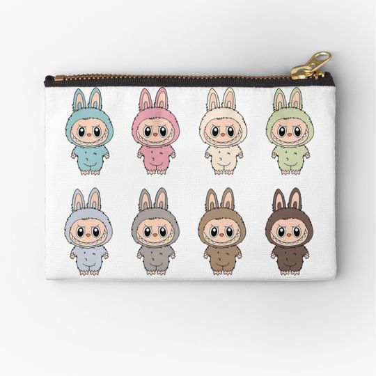 Labubu Character Zipper Pouch, Cute Bags Gift, Gift for Fan