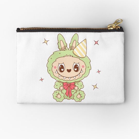 Labubu - THE MONSTERS Tasty Macarons Vinyl Face - Popmart Zipper Pouch